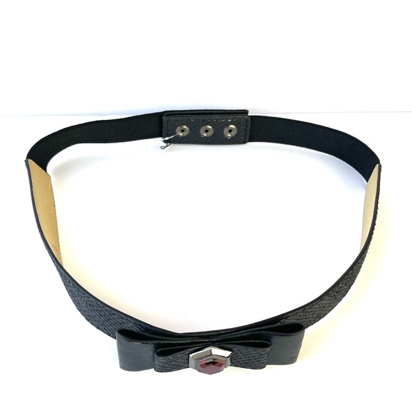 WHBM PURPLE STONE BOW STRETCH BELT main image 7